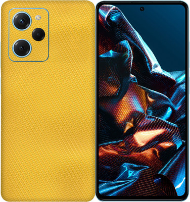 SkinoMania POCO X5 Pro 5G Mobile Skin(yellow-CF)
