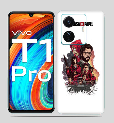 SkinoMania Vivo T1 Pro (5g) Mobile Skin(Poster-M.H Multicolor Mobile skin)