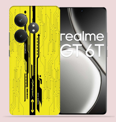 OggyBaba Realme GT 6T 5g Mobile Skin(Yellow CyberPunk)