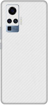 Vcare GadGets Vivo X50 Pro Mobile Skin(White Carbon)