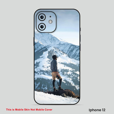 VYBE The Smart Choice iPhone 12 Naturel Mobile Skin(Dark Salmon 2)