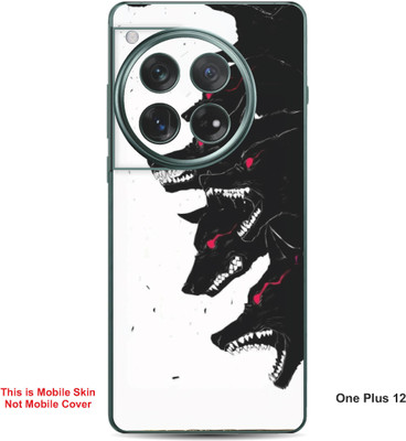 VYBE The Smart Choice One Plus 12 Wolf Embossed Mobile Skin(Ceramic White 34)