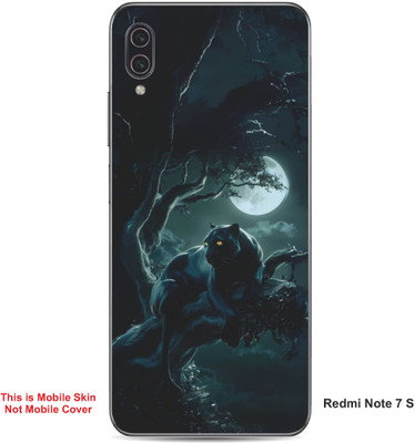 VYBE The Smart Choice Redmi Note 7 S Black Panther Mobile Skin(Plantation 12)
