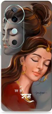 SkinoMania vivo V40 5G Ultra Premium Vinyl Mobile Skin (Multicolor) Mobile Skin(Shree Ram Janki)