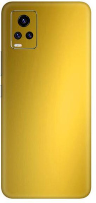 Vcare GadGets Vivo V20 Pro Mobile Skin(Metallic Gold Shining)