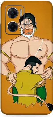 SkinoMania Redmi 11 Prime(5G) Mobile Skin(Multicolor Hanuman Bhakt)