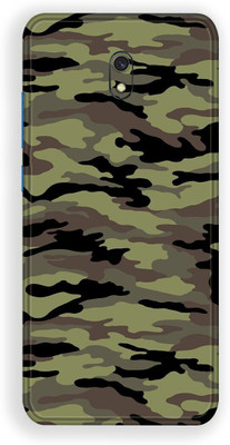 TJ CREATION Redmi 8A, redmi 8a Mobile Skin(Ultra Super Camouflage Military Green Skin With High Matte Finish., Mobile Skin (Back+Side+Camera))