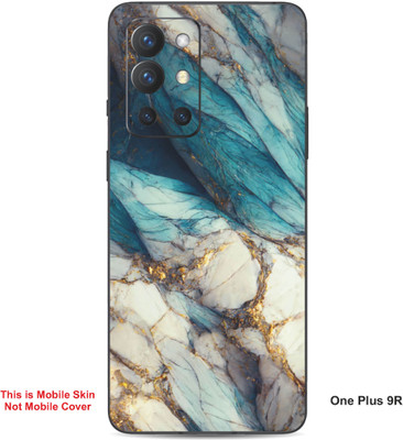 VYBE The Smart Choice One Plus 9R Abstract Embossed Mobile Skin(Asparagus A6)