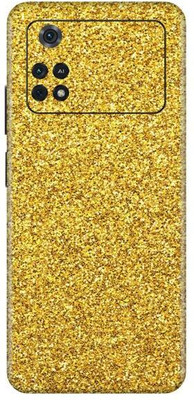 Vcare GadGets Poco M4 Pro Mobile Skin(Gold)