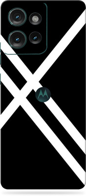WeCre8 Skin's Motorola Edge 50 5G Mobile Skin(Cross black line)
