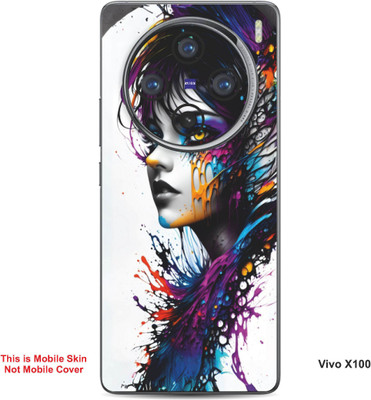 VYBE The Smart Choice Vivo X100 Art Embossed Mobile Skin(Desert Storm 18)