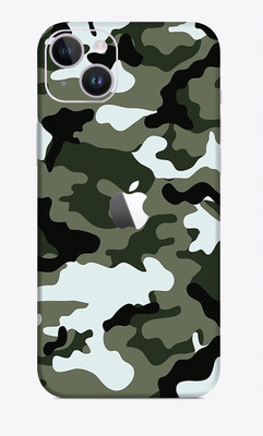 SkinoMania iphone 14 Mobile Skin(Multicolor Camo Winter)