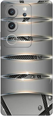 Vcare GadGets steel silver shine Vivo V29 5G Mobile Skin(Multicolor)