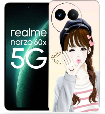 OggyBaba Realme Narzo 60X 5g Mobile Skin(Cute-Girl)