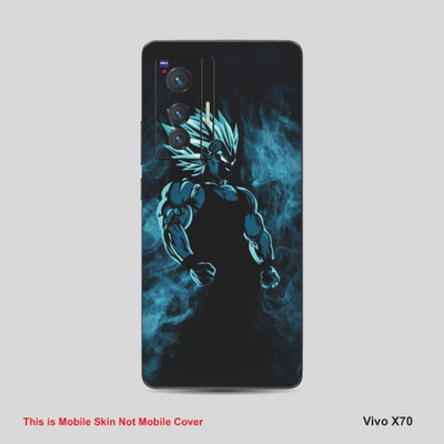 VYBE The Smart Choice Vivo 70X Vegeta Mobile Skin Mobile Skin(Dark Bule & Black 14)