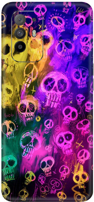 wrap craft OPPO F19 PRO PLUS Premium Vinyl Mobile Skin(Multicolor)