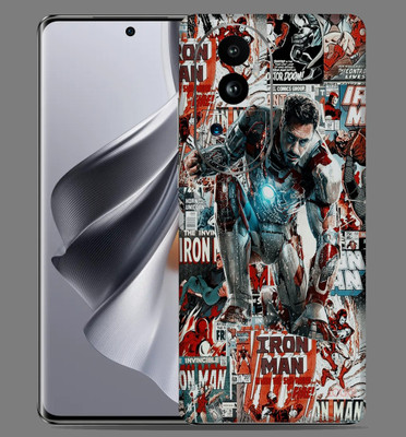 SkinoMania OPPO RENO 10 PRO PLUS 5G Mobile Skin(Ironman Comic Multicolor Mobile skin)