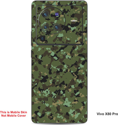 VYBE The Smart Choice Vivo X80 Pro Camouflage Embossed Mobile Skin(Pickled Bluewood 15)