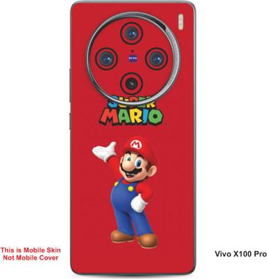 VYBE The Smart Choice Vivo X100 Pro Super Mario Embossed Mobile Skin(Engine Red B16)