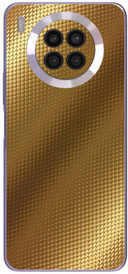 FCS Huawei nova 8i Printed Back skin Mobile Skin(Carbon Fiber Gold Texture)