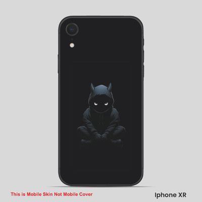 VYBE The Smart Choice iPhone XR Horror Mobile Skin(Carbon Grey, Black 1)