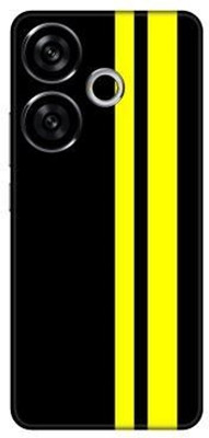 Vcare GadGets Poco F6 (5G) Mobile Skin(Black & Yellow)