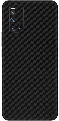 Vcare GadGets IQOO 3 5G Mobile Skin(Fiber Carbon Black)