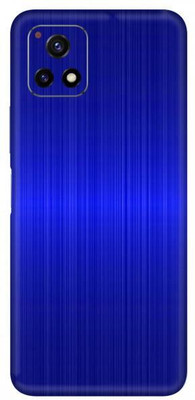 Vcare GadGets Dark Blue Brushed vivo Y72 5G Mobile Skin(Dark Blue Brushed)