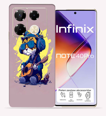 OggyBaba Infinix Note 40 pro 5g Mobile Skin(Gitaar Cat)