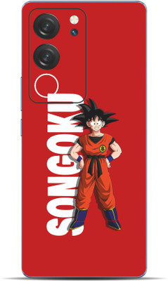VYBE Vivo V29 Pro Goku Mobile Skin Mobile Skin(Burnt Umber 36)