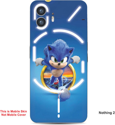 VYBE The Smart Choice Nothing 2 Sonic The Hedgehog Embossed Mobile Skin(Bluish A2)