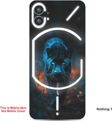 VYBE The Smart Choice Nothing 1 Wolf Embossed Mobile Skin(Ceramic White 5)