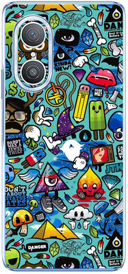 FCS Huawei nova 10 Youth Printed Back skin Mobile Skin(Wall Pattern)