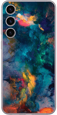 FCS Samsung Galaxy M34 5G Printed Back skin Mobile Skin(Smoke)