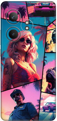 wrap craft REALME GT 6 5G Premium Vinyl BACK 05 Mobile Skin(Multicolor)