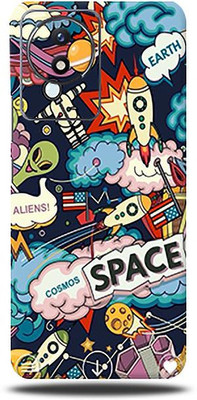 Mclaxa VIVO Y02 4G, Earth Space For Vivo Y 02 4g, vivo y02 4g Mobile Skin(Earth Space (Mobile Skin With camera protector (Back + Camera + Side))