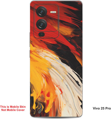 VYBE The Smart Choice Vivo 25 Pro Art Embossed Mobile Skin(Burnt Umber 1)