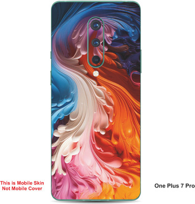 VYBE The Smart Choice One Plus 7 Pro Art Embossed Mobile Skin(GunmokeA1)