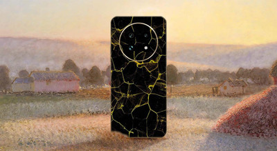 BUGGU Realme 13 pro plus 5G Mobile Skin(Ulltra Super Coal Black Leather Skin With High Matte Finish., Mobile Skin (Back+Side+Camera))