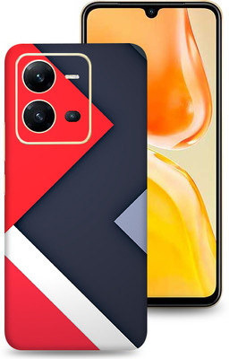 SkinoMania Vivo V25-5G Mobile Skin(Multicolor Black Track)