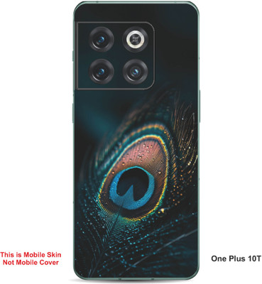 VYBE The Smart Choice One Plus 10T Peacock Embossed Mobile Skin(Nile Blue 31)