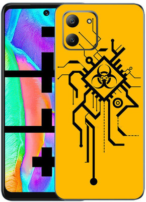 FCS Infinix Hot 11 Printed Back Skin Mobile Skin(Orange Tato Skin)
