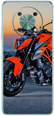 FCS Huawei nova Y90 Printed Back skin Mobile Skin(Red Magic Texture)