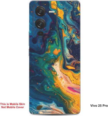 VYBE The Smart Choice Vivo 25 Pro Art Embossed Mobile Skin(Denim 1)