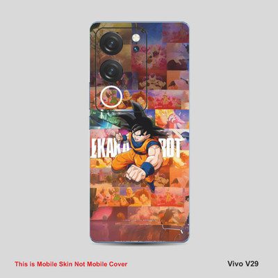 VYBE The Smart Choice Vivo 29 Goku Mobile Skin Mobile Skin(Dull Brown 04)