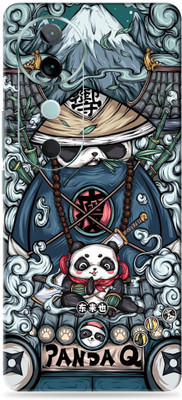 WeCre8 Skin's vivo V40 5G Ultra Premium Vinyl Mobile Skin (Multicolor) Mobile Skin(Ninja-Panda)