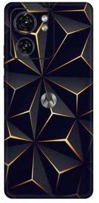 Vcare GadGets Moto Edge 40 (5G) Mobile Skin(Black & Gold)