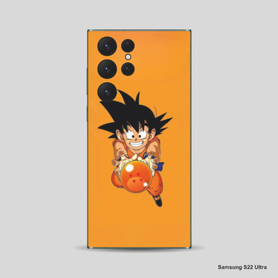 VYBE The Smart Choice Samsung S22 Ultra Goku Mobile Skin Mobile Skin(Deep Saffron 29)