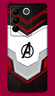 SkinoMania Vivo V27 Pro 5G Mobile Skin(Multicolor Avenger-Logo)