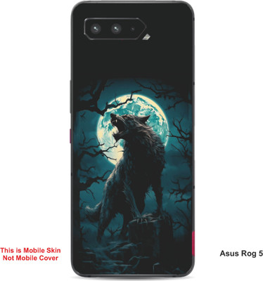 VYBE The Smart Choice Asus Rog 5 Wolf Embossed Mobile Skin(Dairy Cream 4)